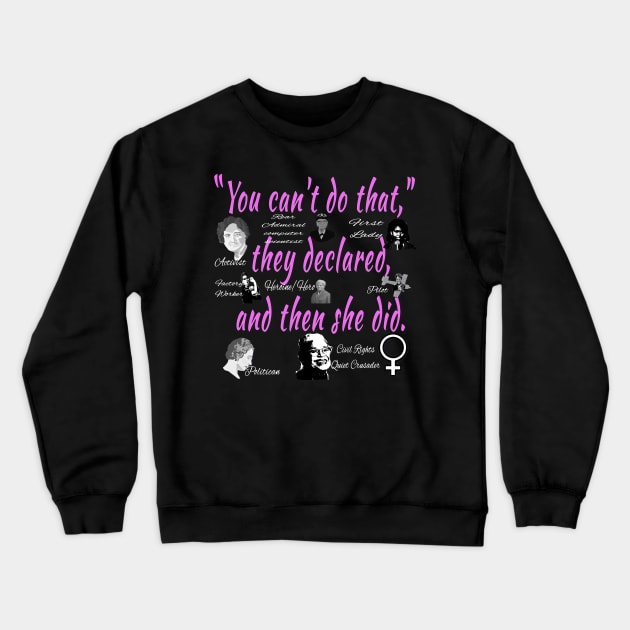 International Women's Day Equality Social Justice Feminist Crewneck Sweatshirt by The Cheeky Puppy